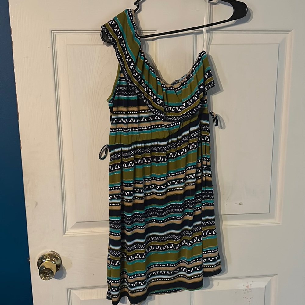 One shoulder summer dress